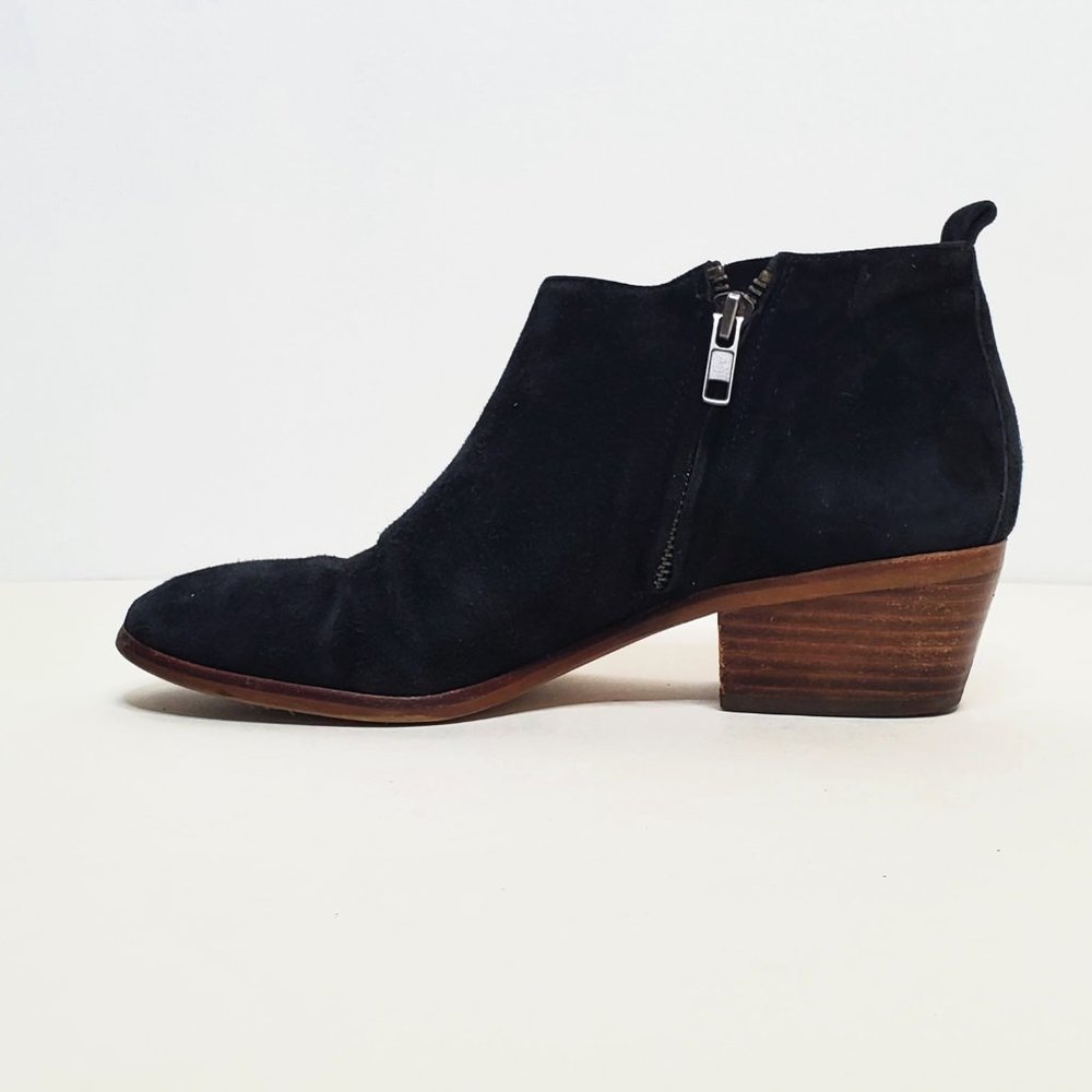 J. Crew Sawyer Booties Black Suede Size 7
